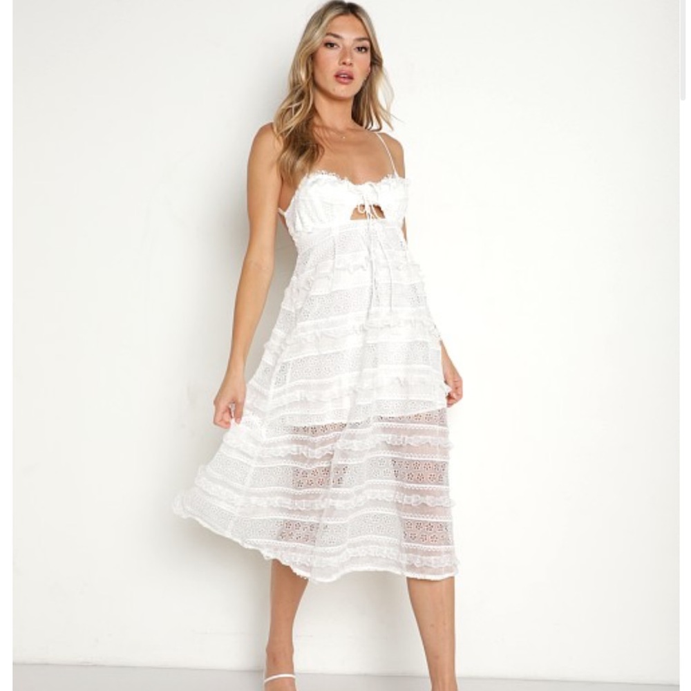 For Love & Lemons Cameron Midi Dress